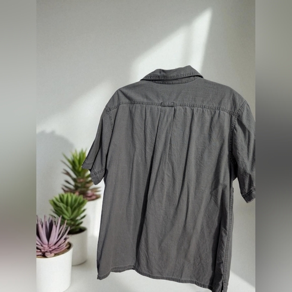 Croft & Barrow Men's Dark Gray Casual Shirt Size X-Large (EUC) - Picture 8 of 12